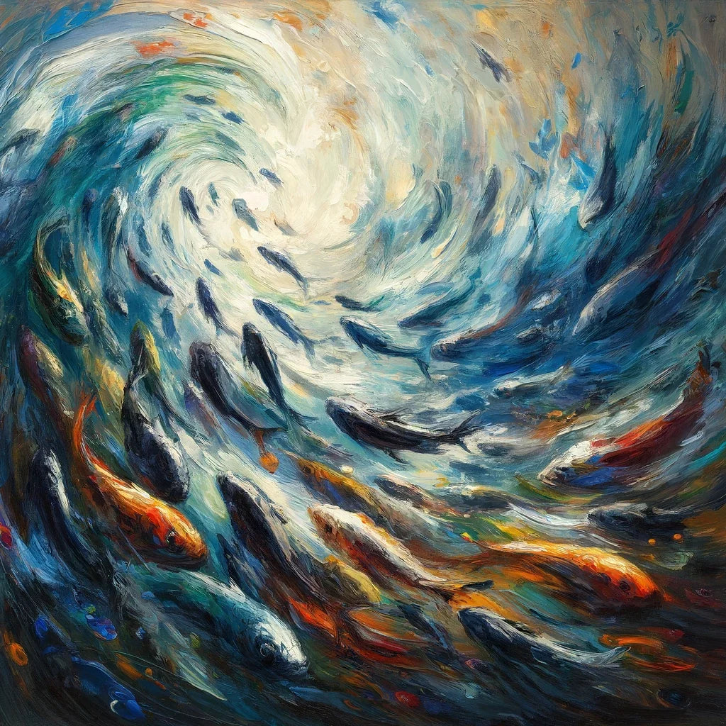Aquatic Dance Canvas