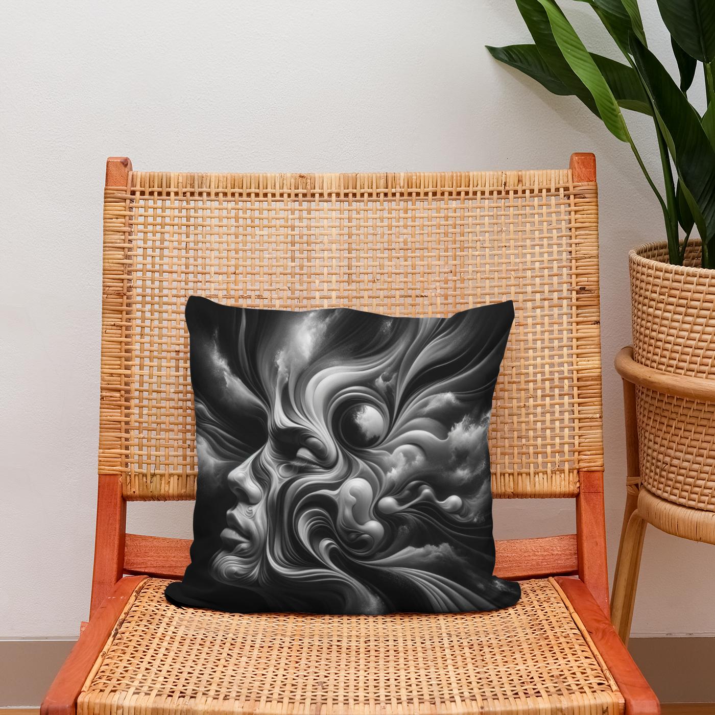 Depths of the Human Psyche Cotton Cushion