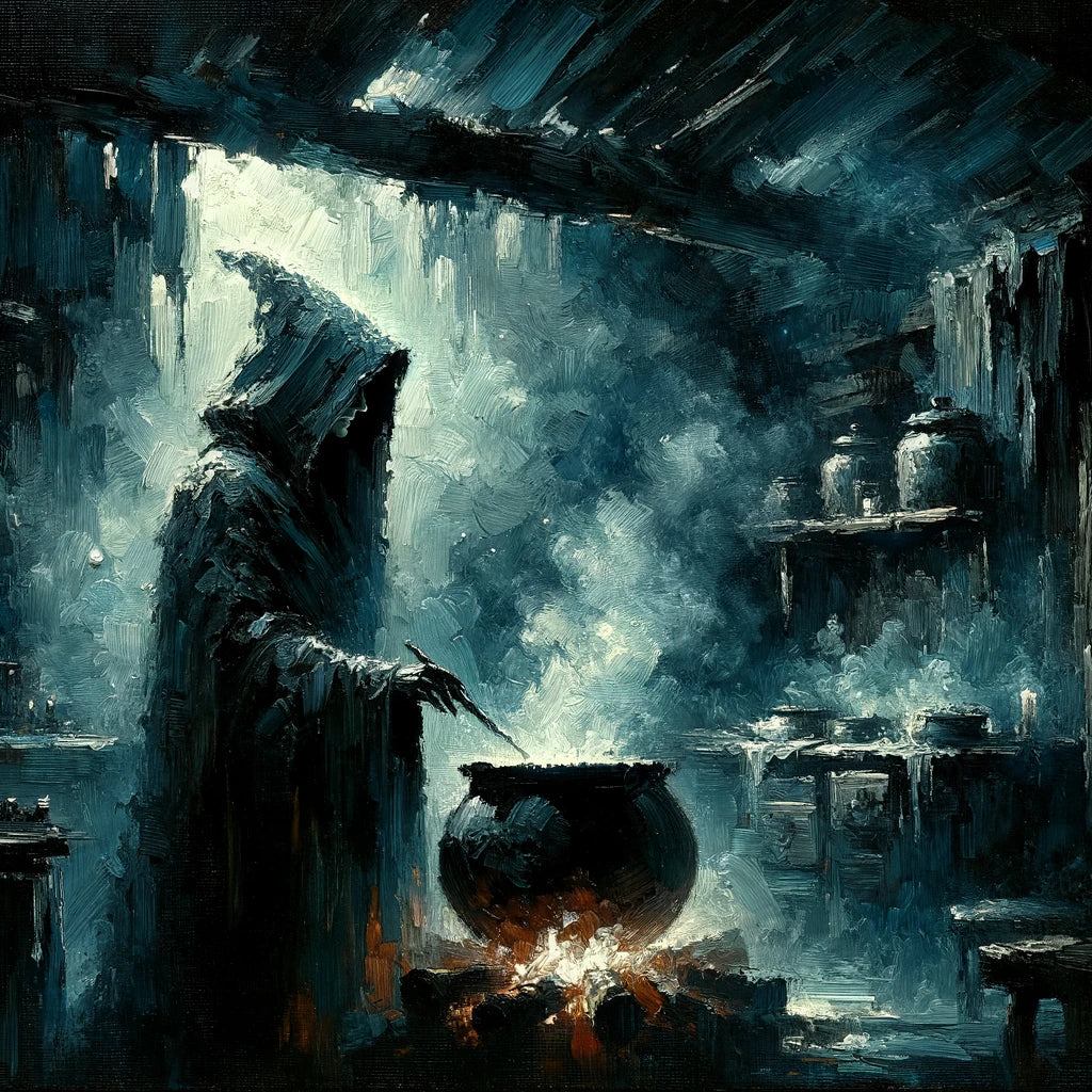 Arcane Brew Witch Canvas