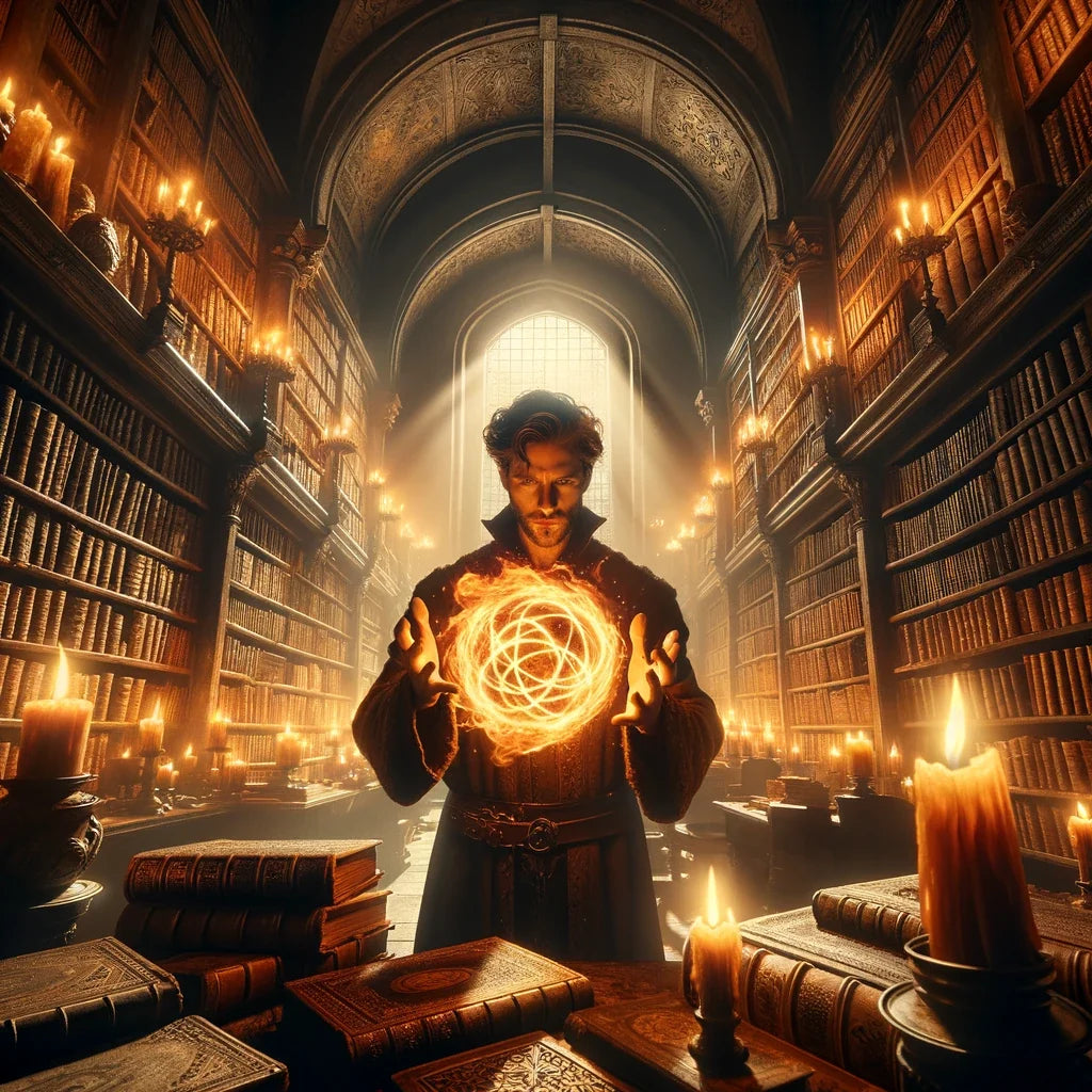 Arcane Fire Mage Canvas