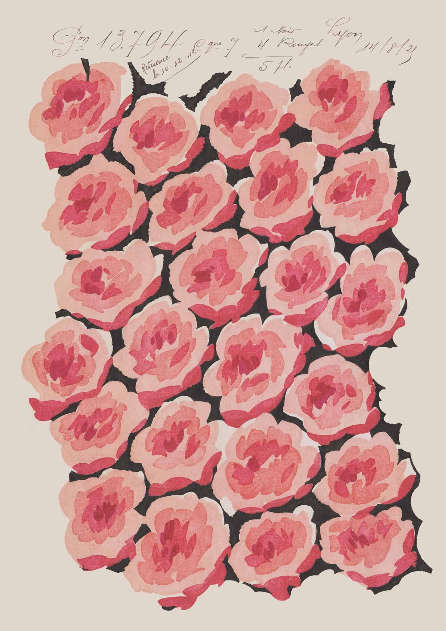 No.006 -  Baby Rose - Vintage Archive Poster Prints