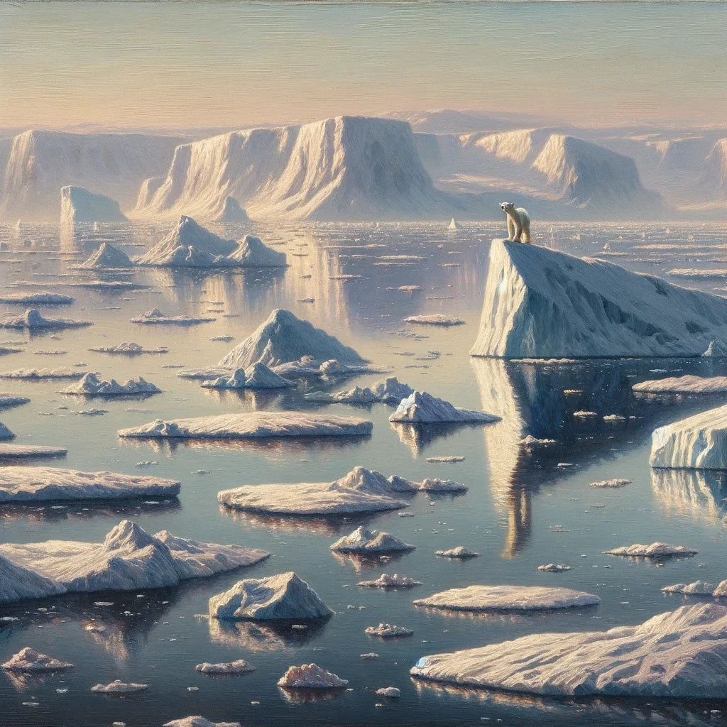 Arctic Elegance Canvas