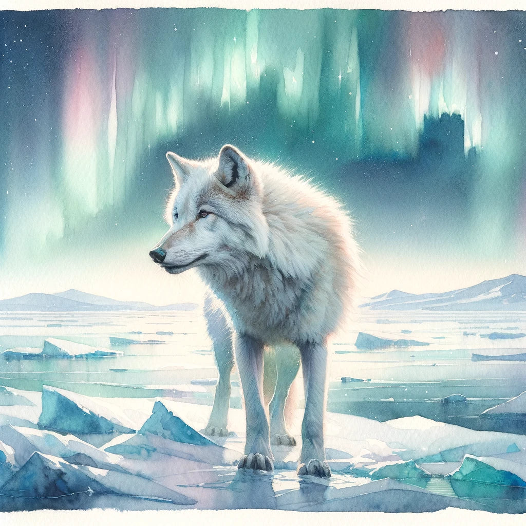 Arctic Solitude Cotton Cushion