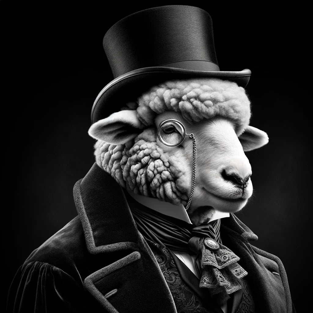 Aristocratic Ewe Canvas