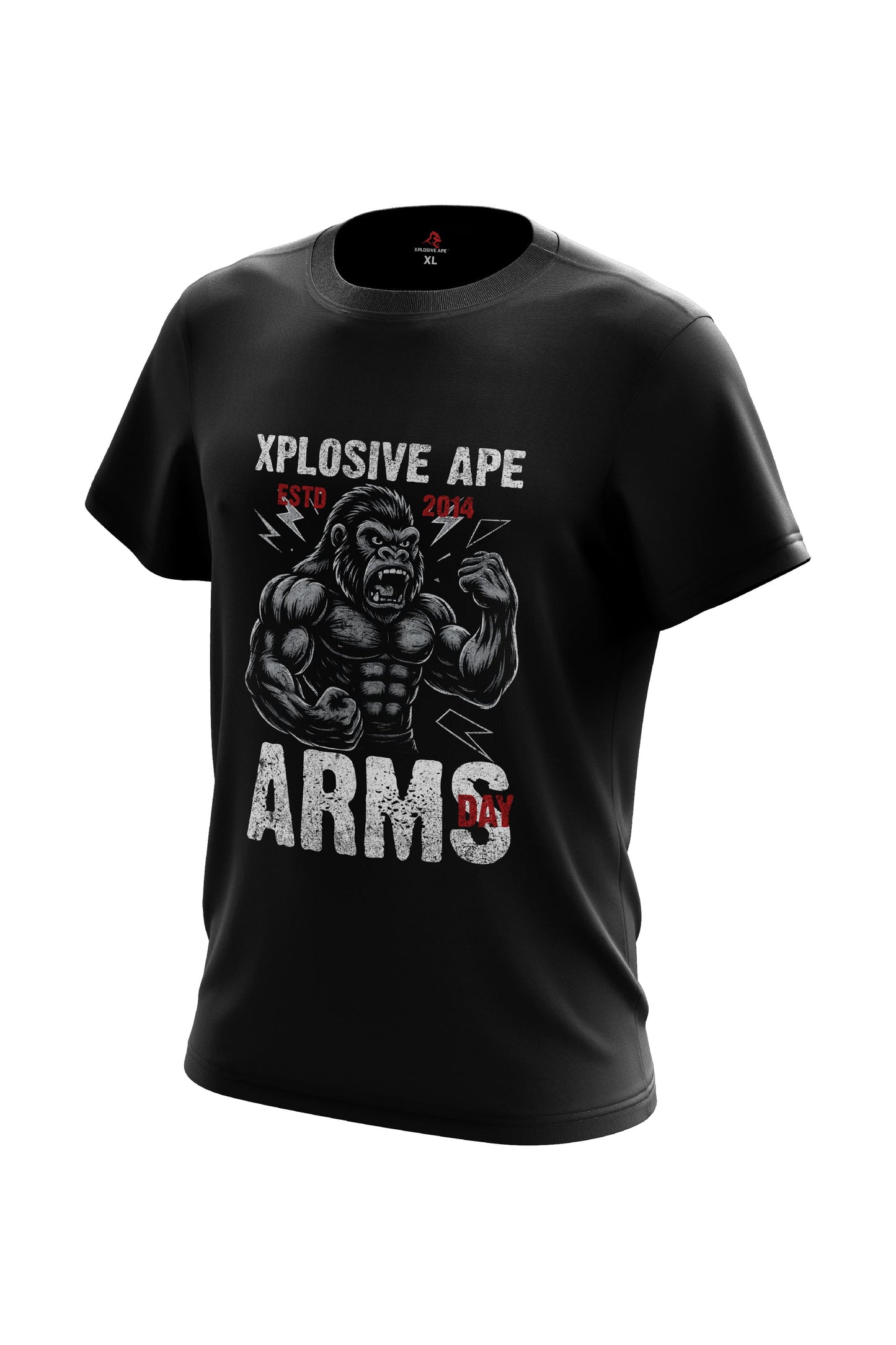 XAPE Arms Day V4 Tee - Black