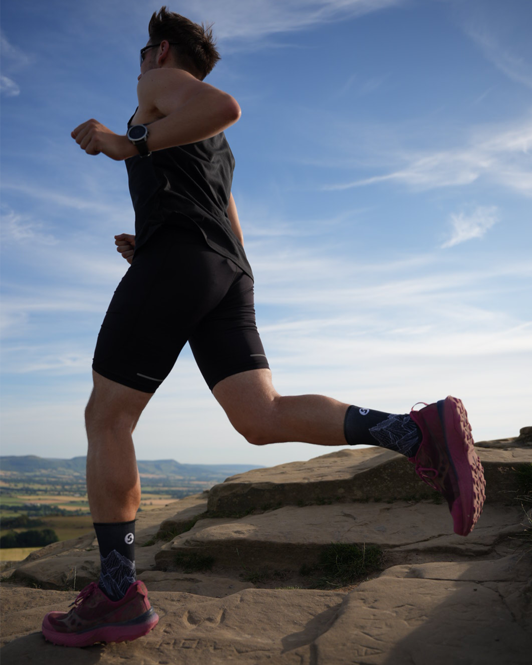 Trail Running Socks - Black