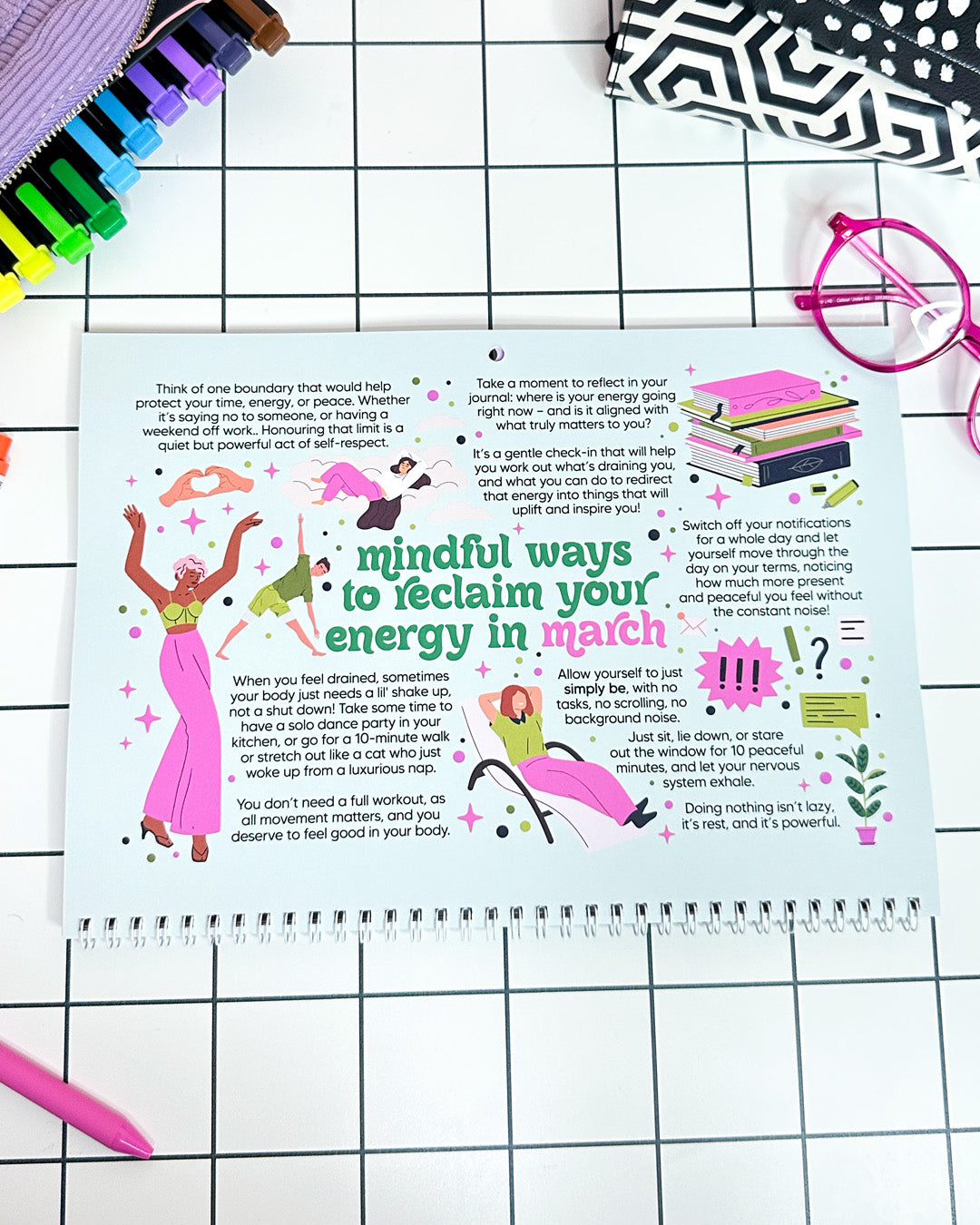 2026 Dated Calendar: A Self-Love Journey