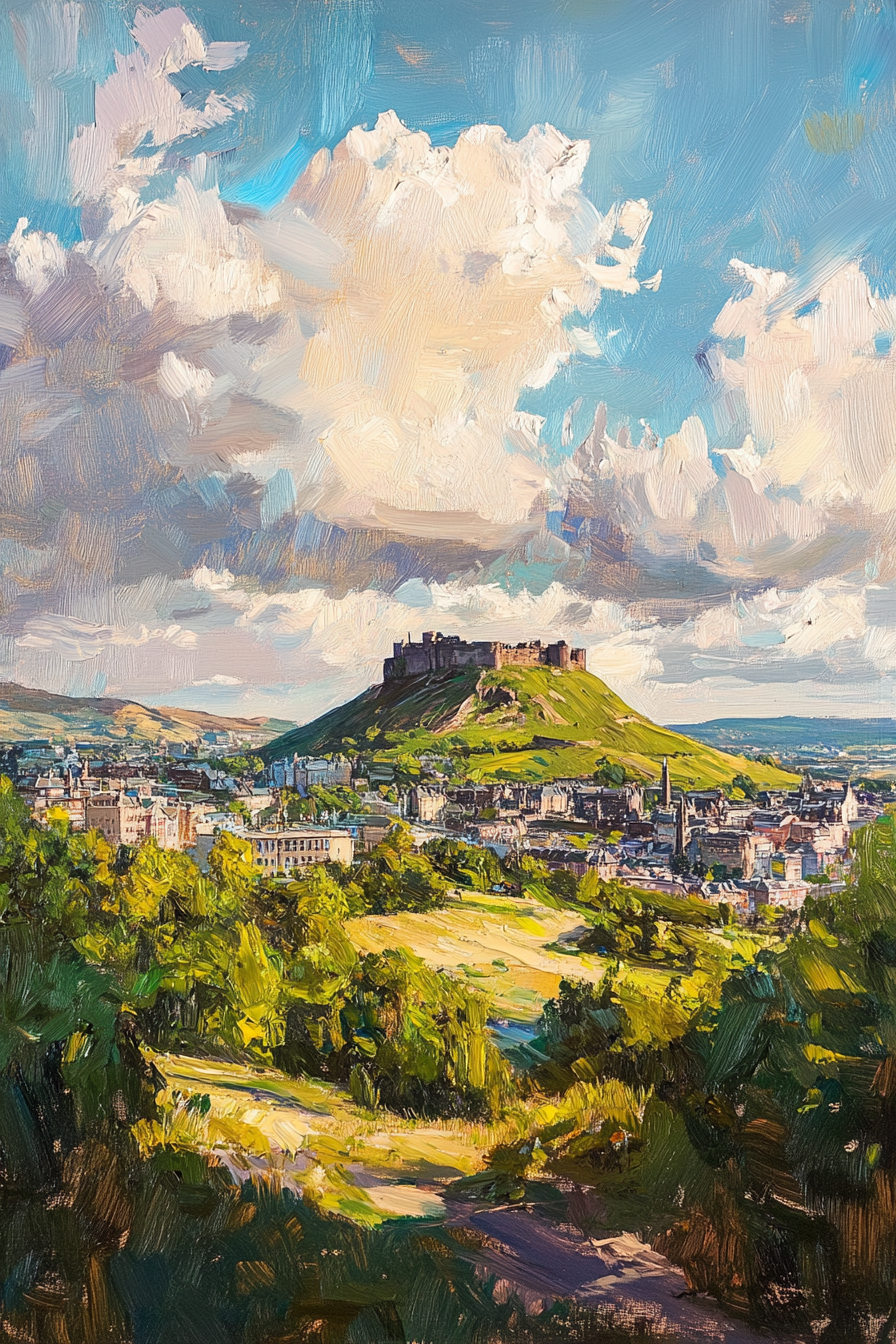 Arthur's Seat Light Blanket