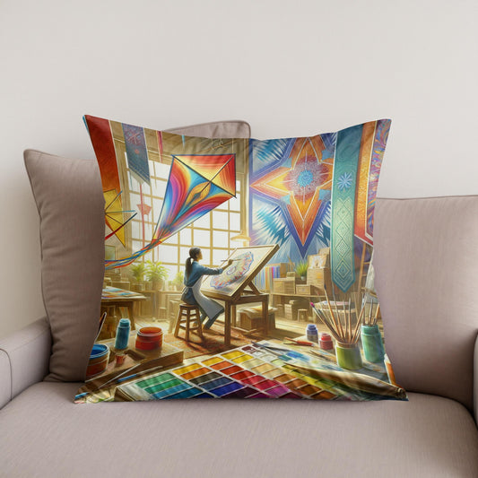 Artisan's Flight Cotton Cushion