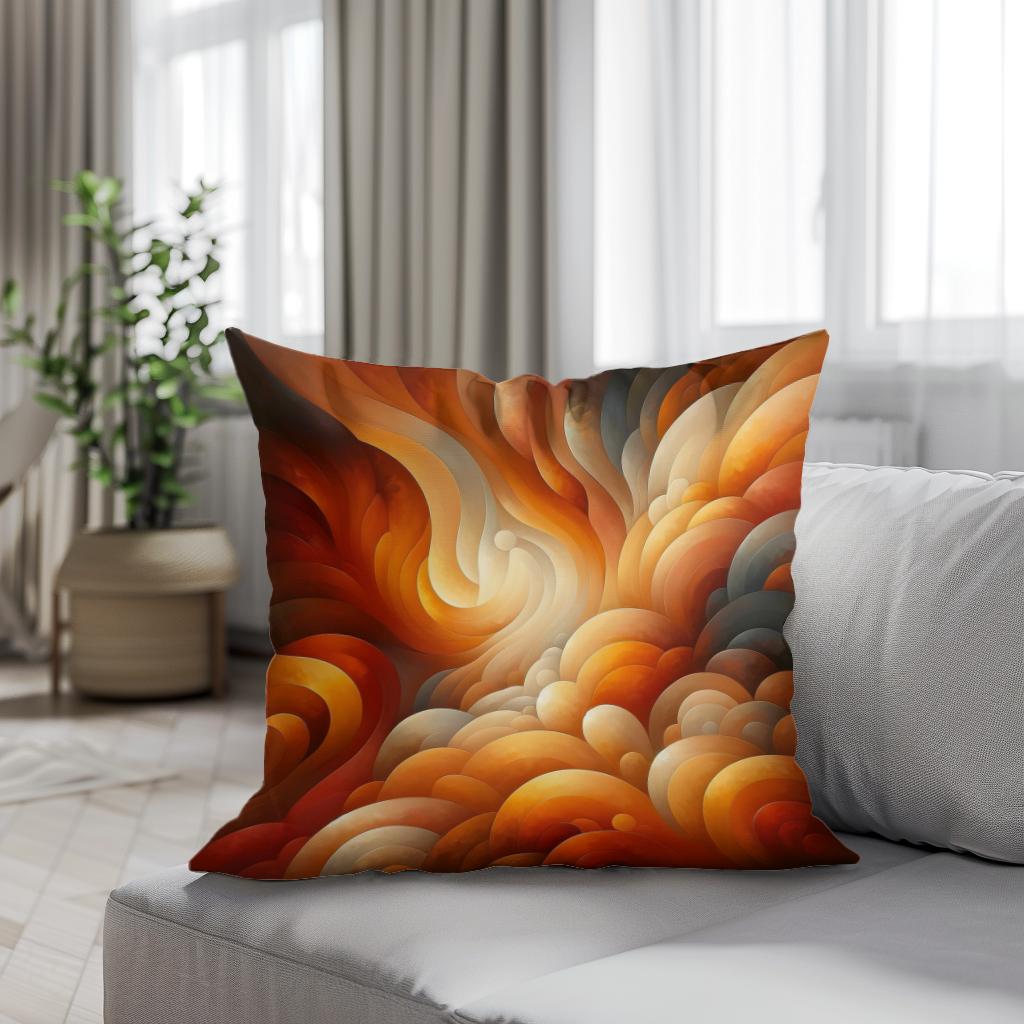 Autumn's Embrace Cotton Cushion