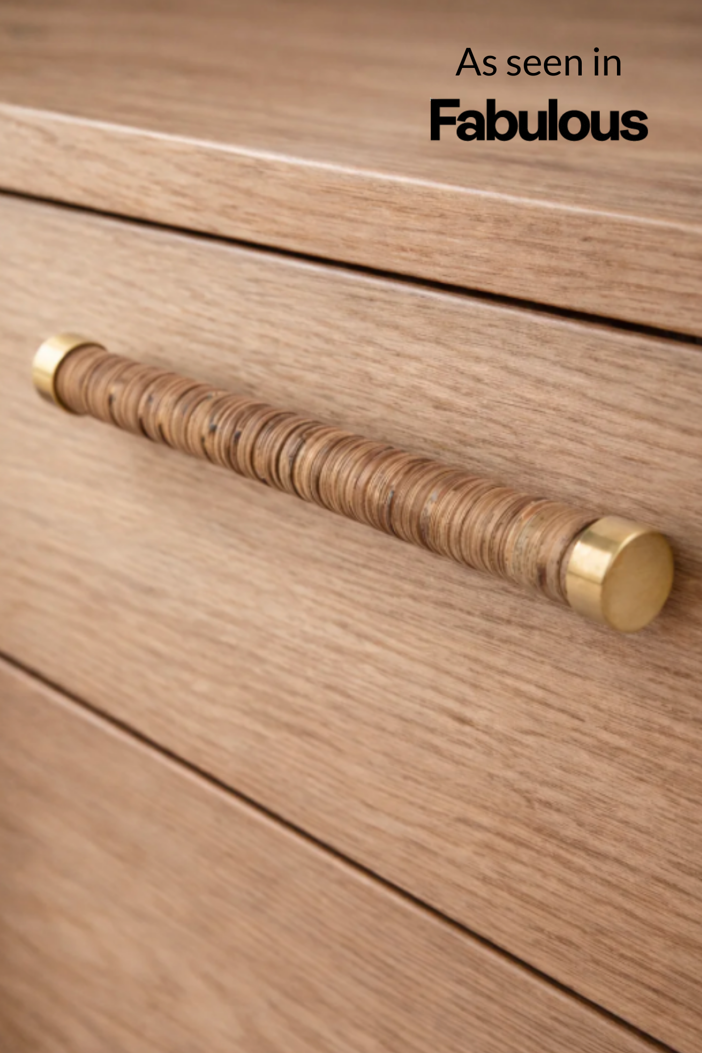 Coquet Rattan Drawer Handle