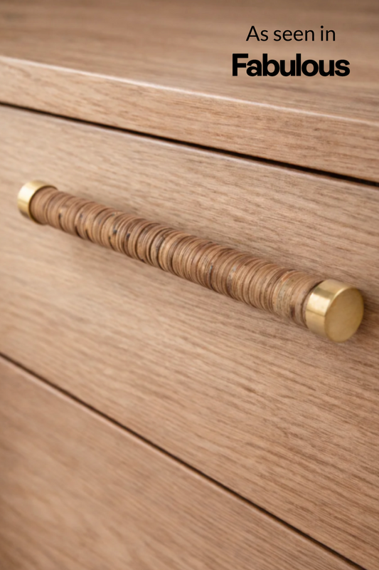 Coquet Rattan Drawer Handle