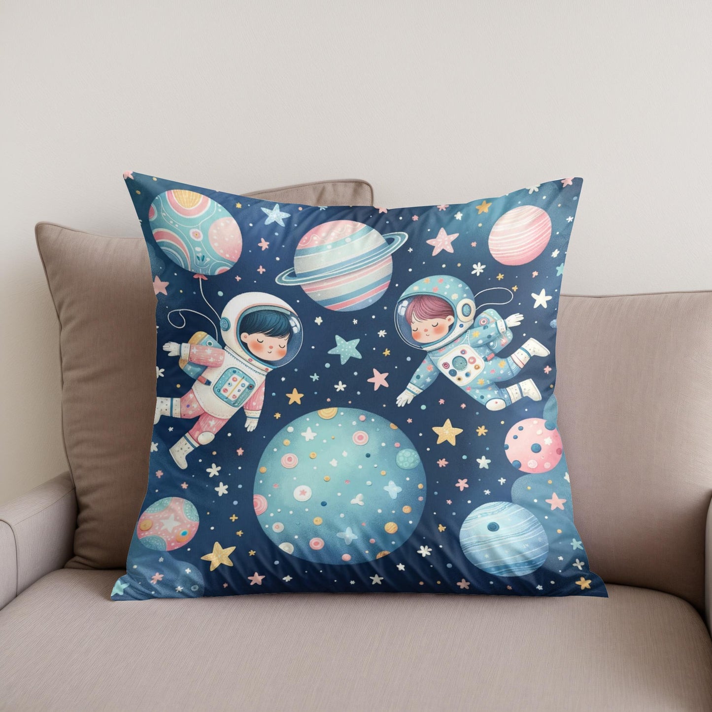 Astronaut Adventures Cotton Cushion