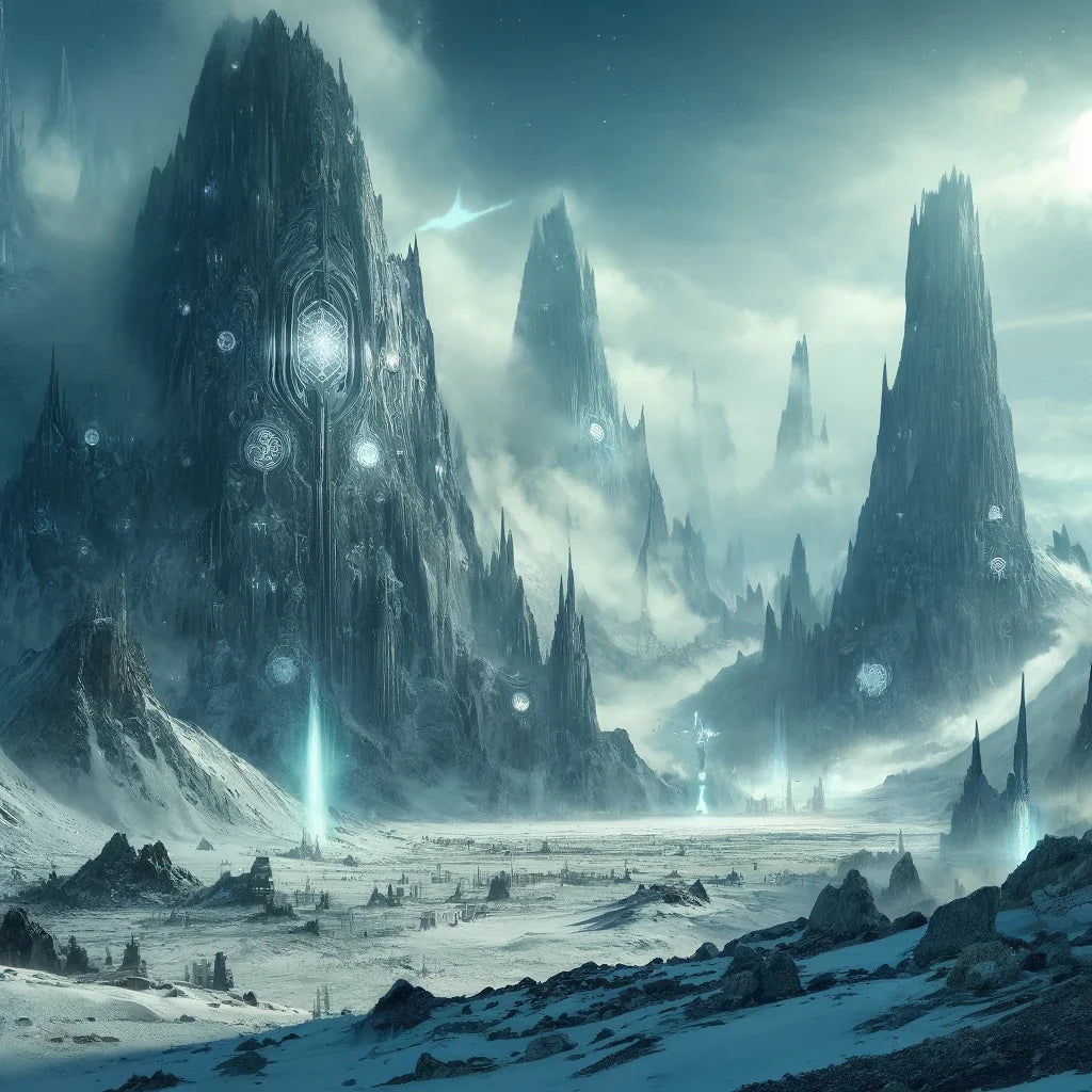 At the Mountains of Madness Canvas