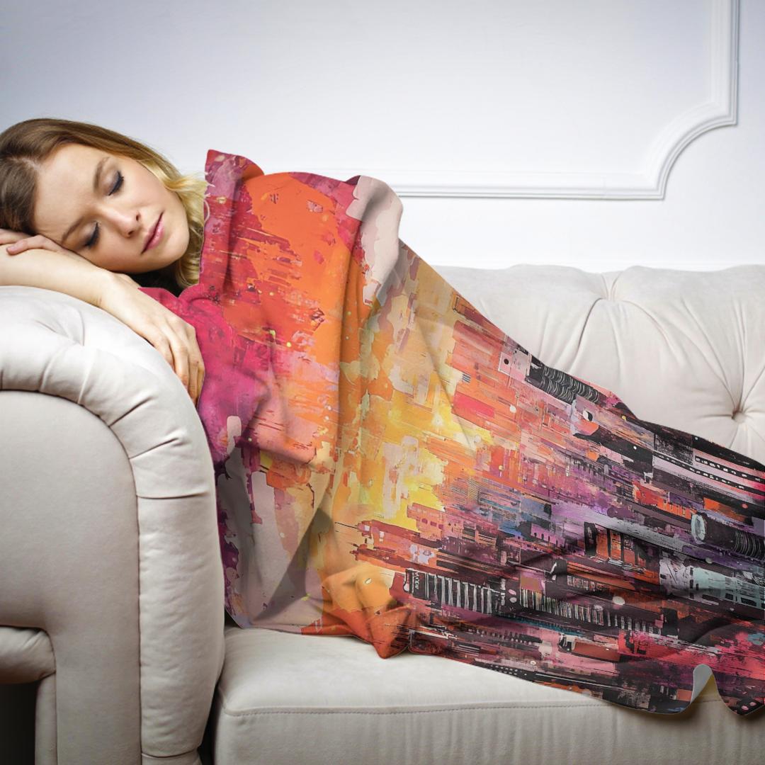 Urban Kaleidoscope Blanket