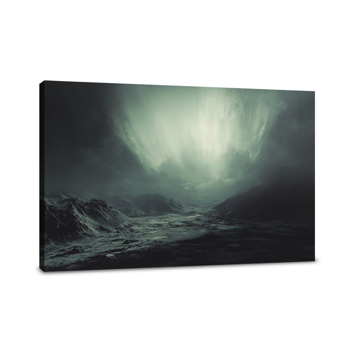 Cosmic Aurora Tranquility Canvas