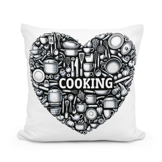 Culinary Heart Cotton Cushion