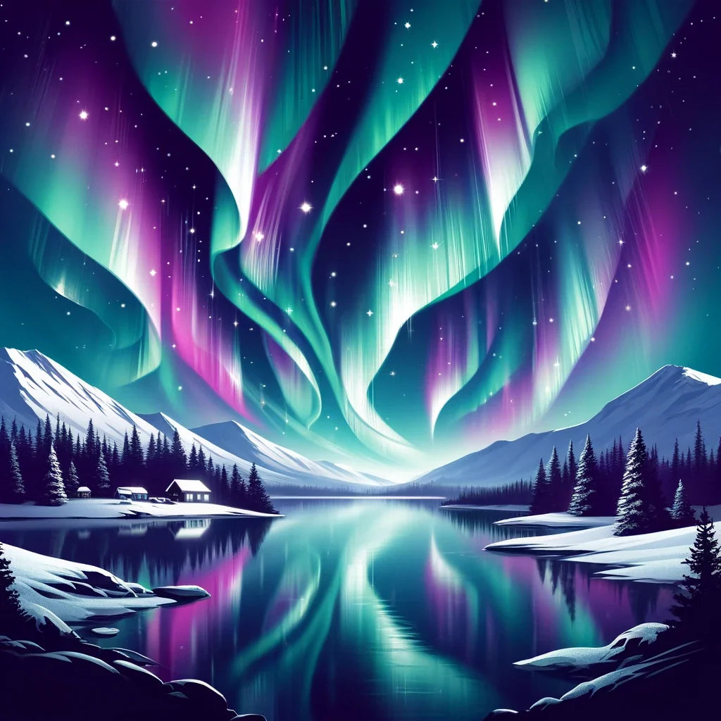 Aurora Borealis Canvas