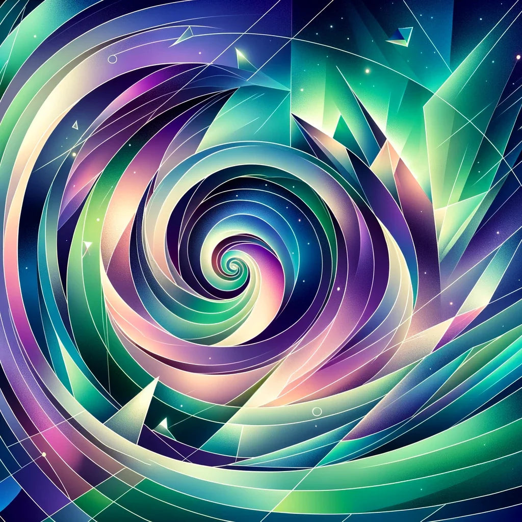 Aurora Geometry Canvas