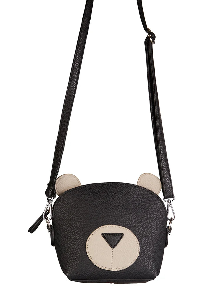 Aurora Black Bear Shoulder Bag