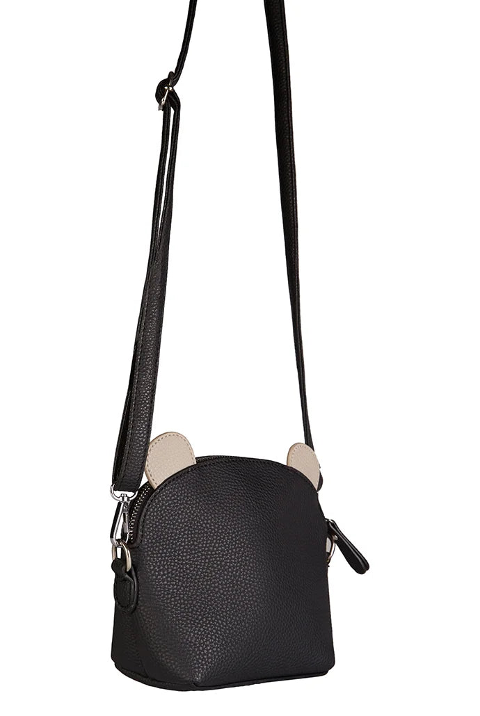 Aurora Black Bear Shoulder Bag