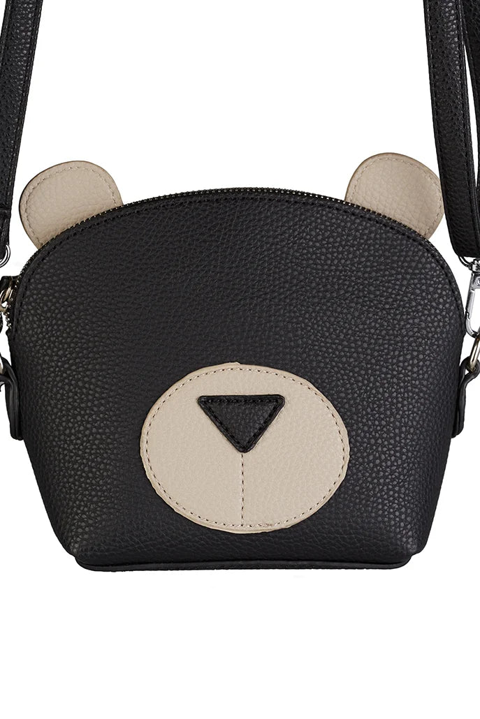 Aurora Black Bear Shoulder Bag