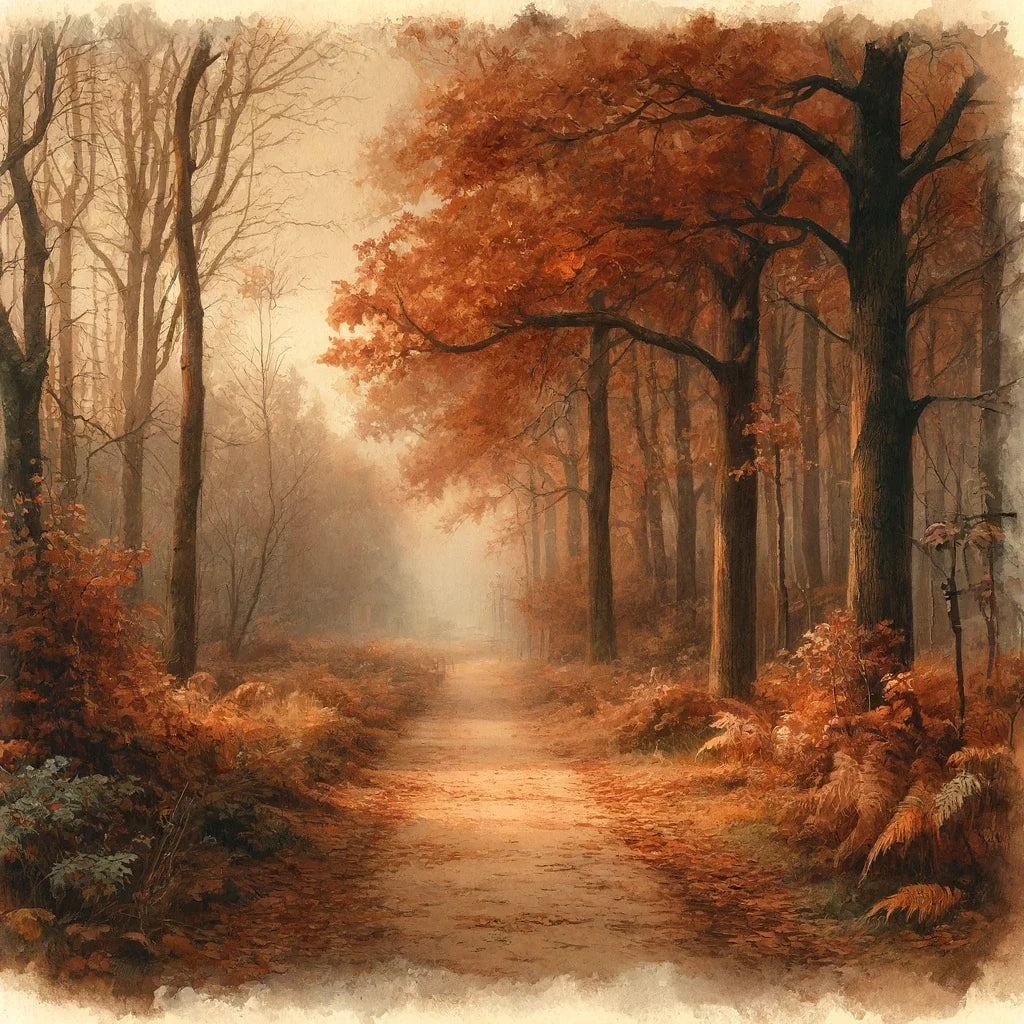 Autumn Pathway Canvas