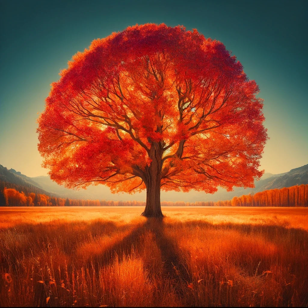 Autumn Solitude Cotton Cushion