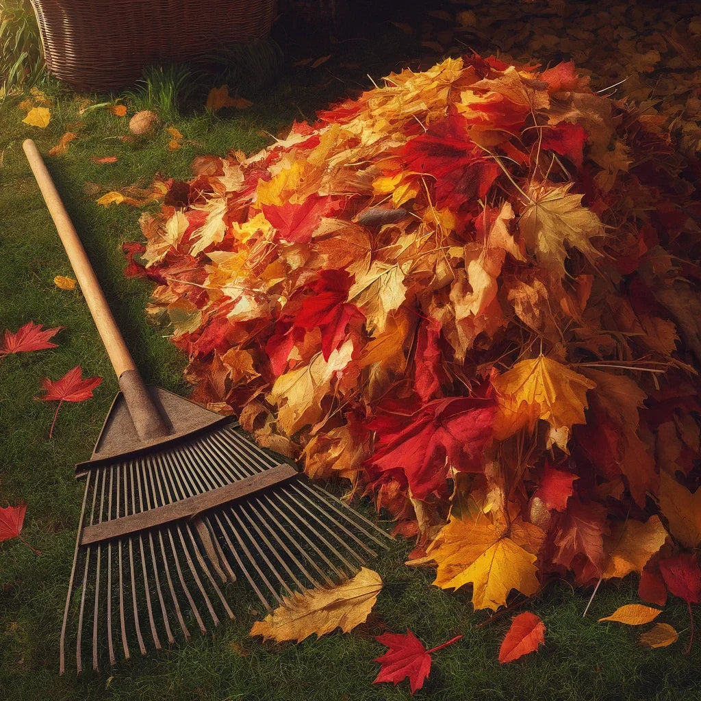 Autumn Yardwork Satisfaction Canvas