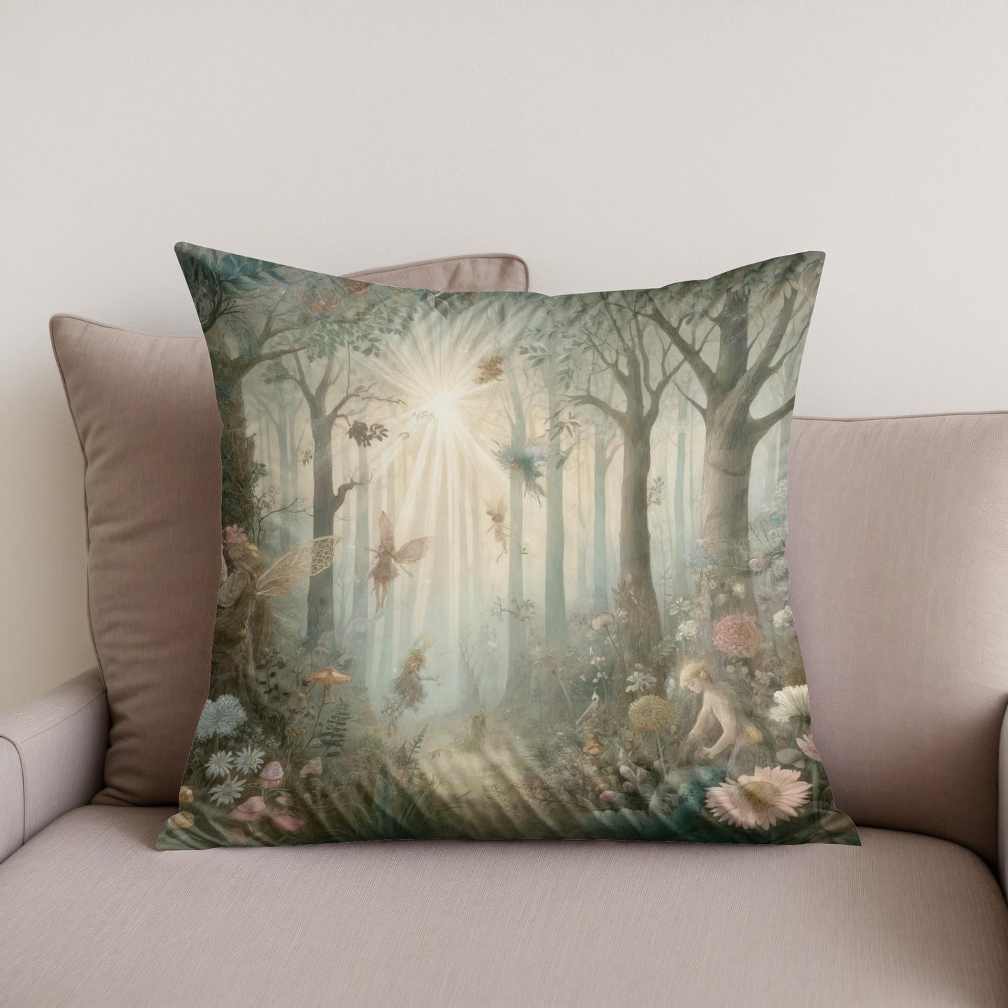 Magical Forest Cotton Cushion
