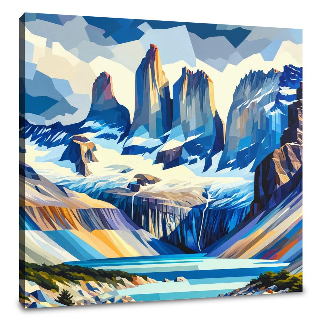 Torres del Paine Peaks Canvas