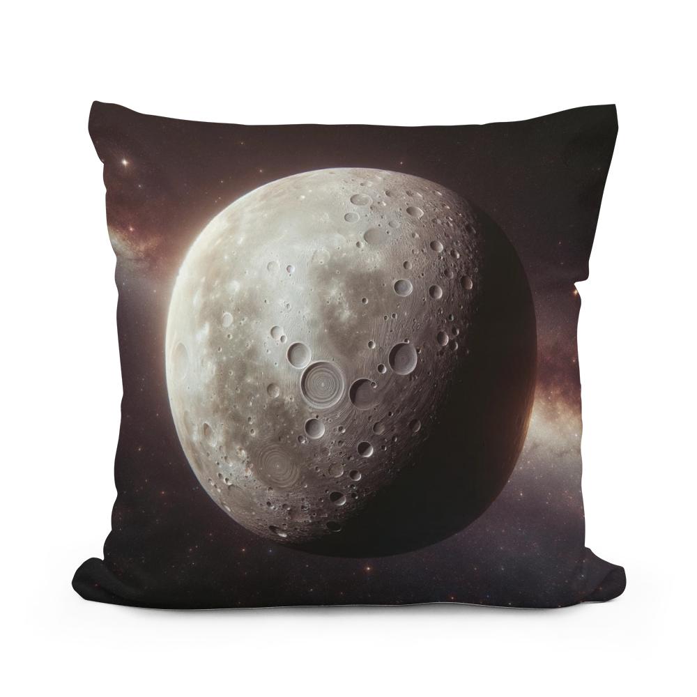 Ganymede's Magnetic Mystery Cotton Cushion