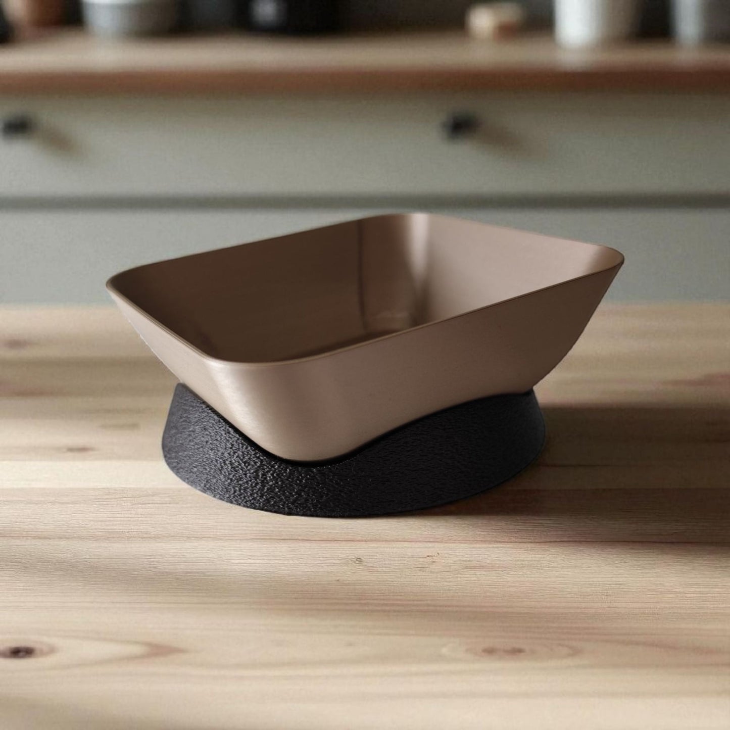 3D Printed Tilted Snack Bowl with Charm | Modern Snack Server for TV Nights & Parties