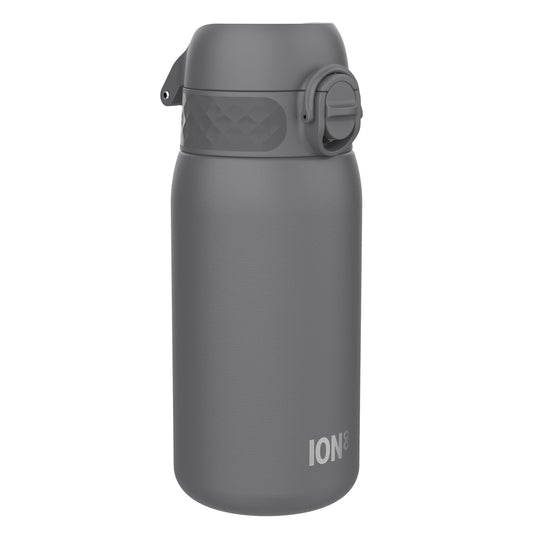 Leak Proof Thermal Steel Water Bottle, Insulated, Grey, 320ml (11oz)