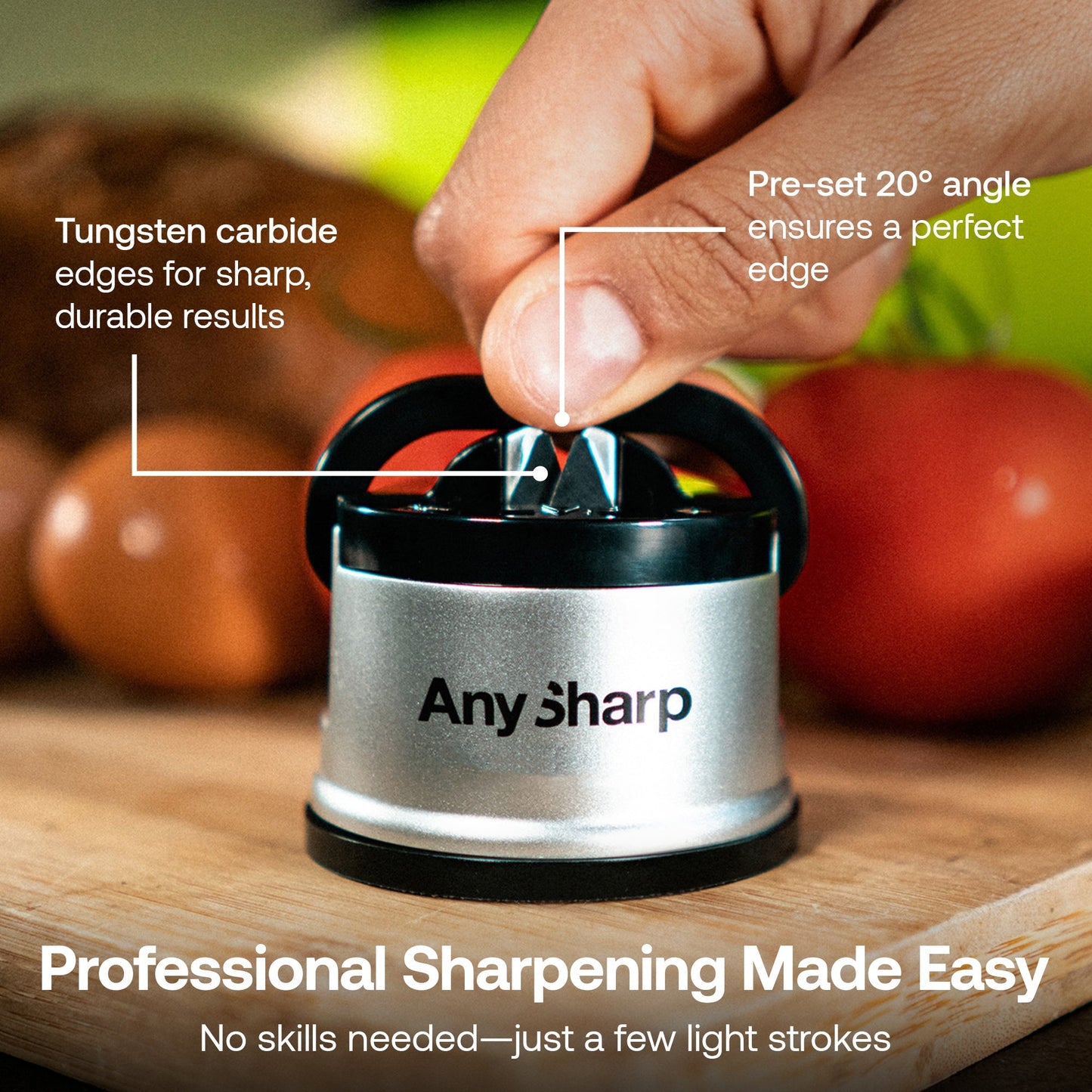 AnySharp Mini Scissors and Classic Knife Sharpener Bundle