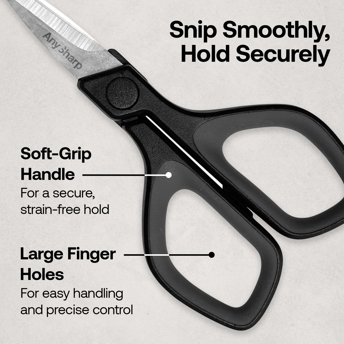 AnySharp Mini Scissors and Classic Knife Sharpener Bundle