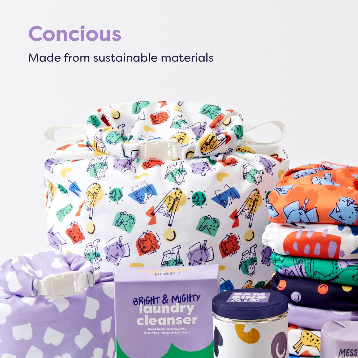 Out & About Wet Nappy Bag in Brave