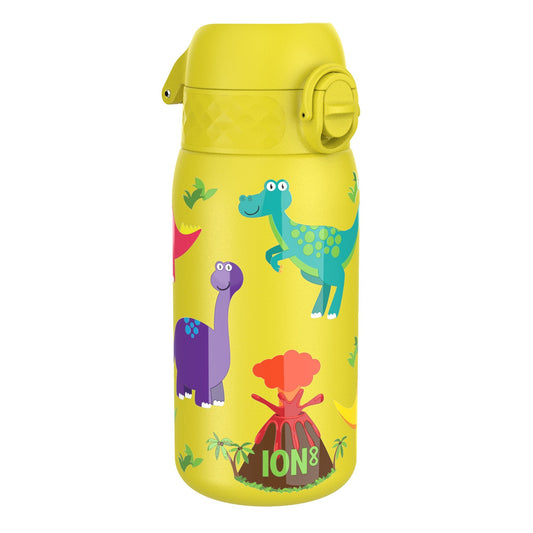 Leak Proof Thermal Steel Water Bottle, Insulated, Dinosaurs, 320ml (11oz)