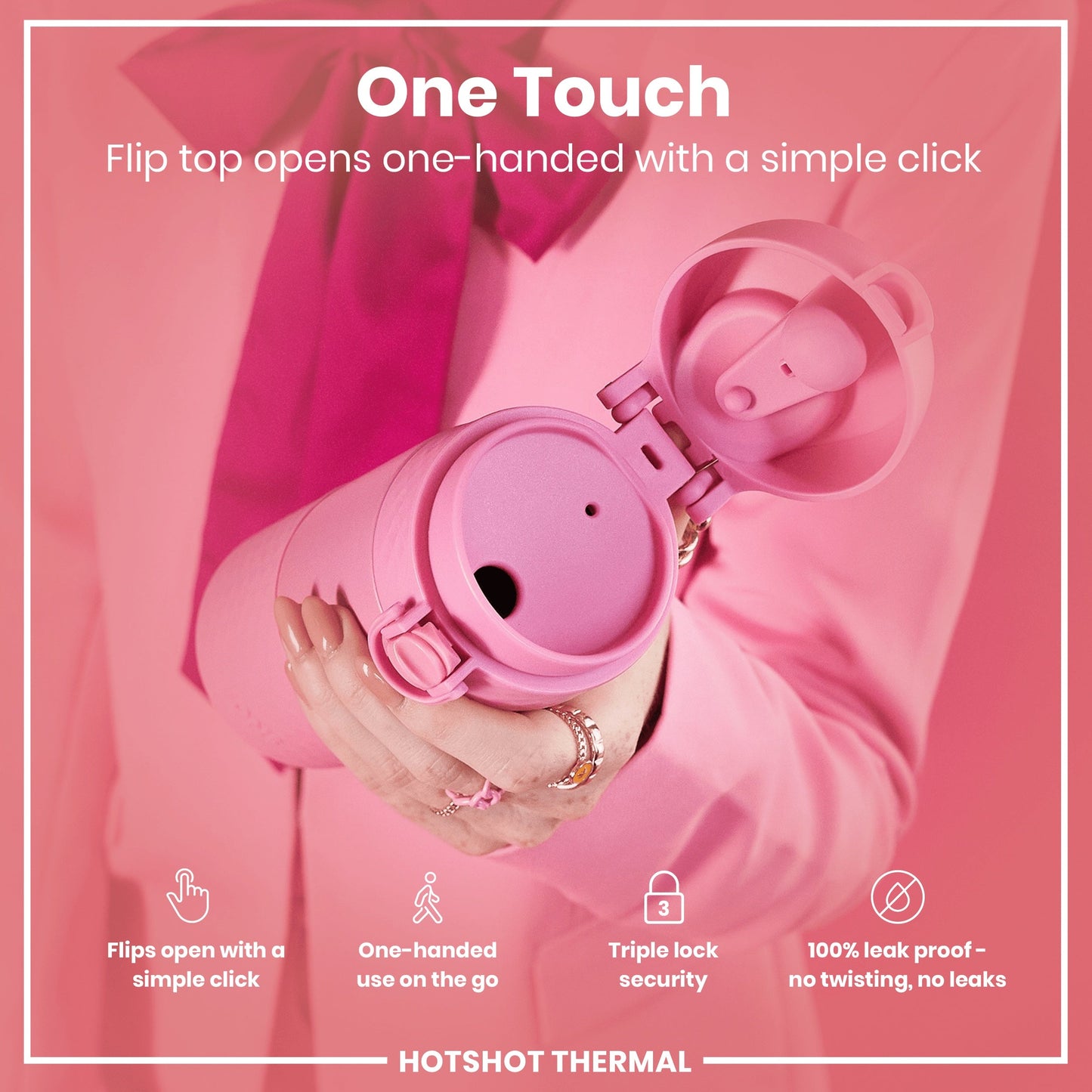 Insulated Steel, Travel Mug, Rose Bloom, 360ml