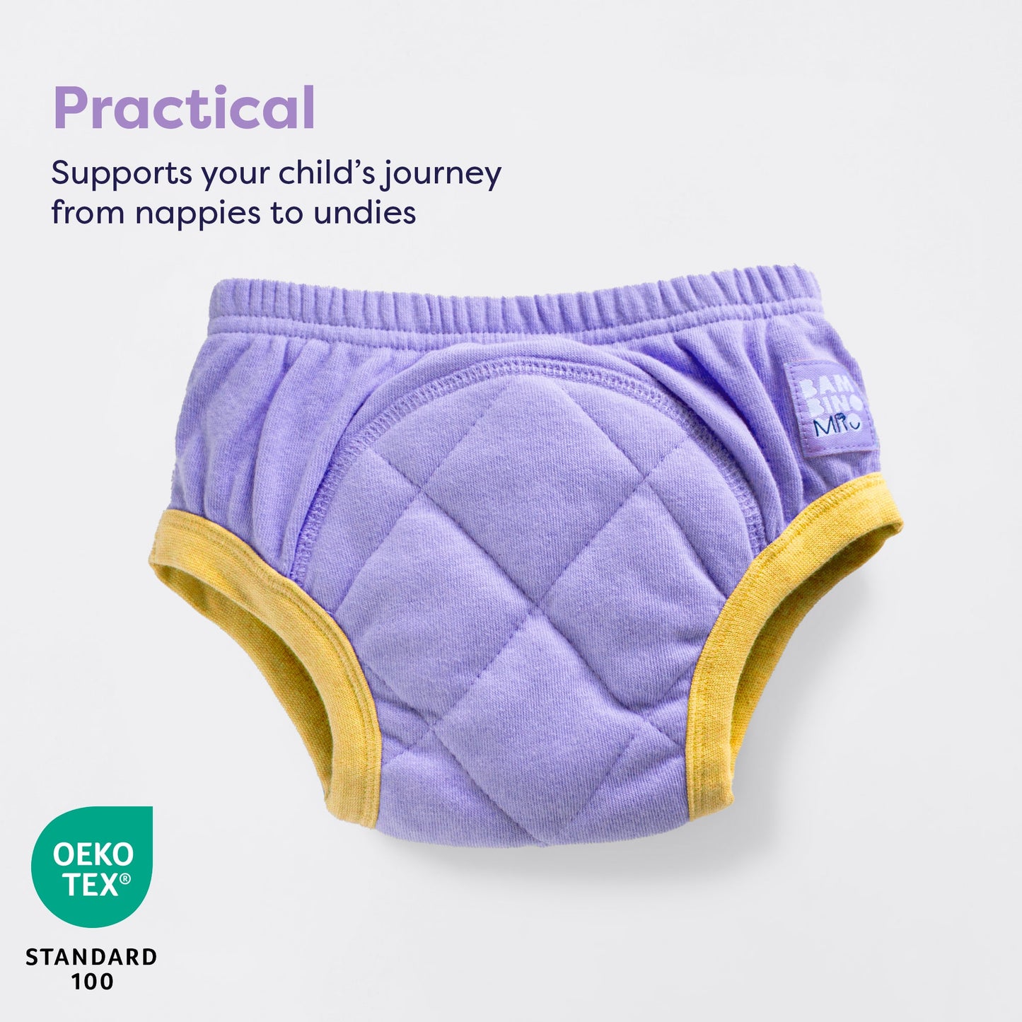 Reusable Potty Training Pants Enhanced Design in Grape