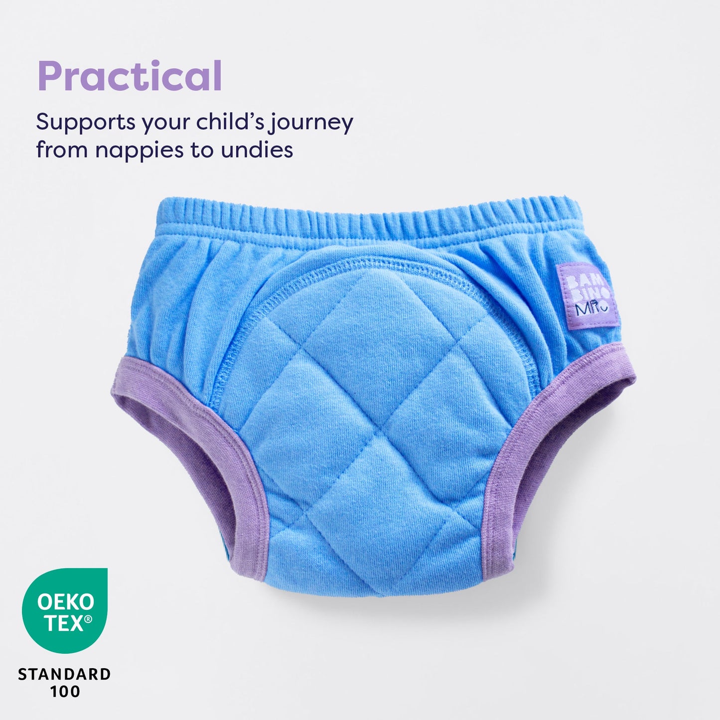 Reusable Potty Training Pants Enhanced Design in Sky