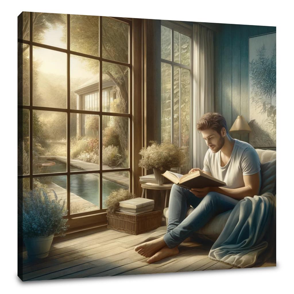 Reader's Haven Canvas