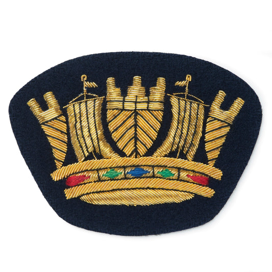 Royal Naval Coronet Blazer Badge