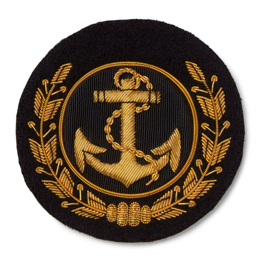 Anchor & Wreath Blazer Badge