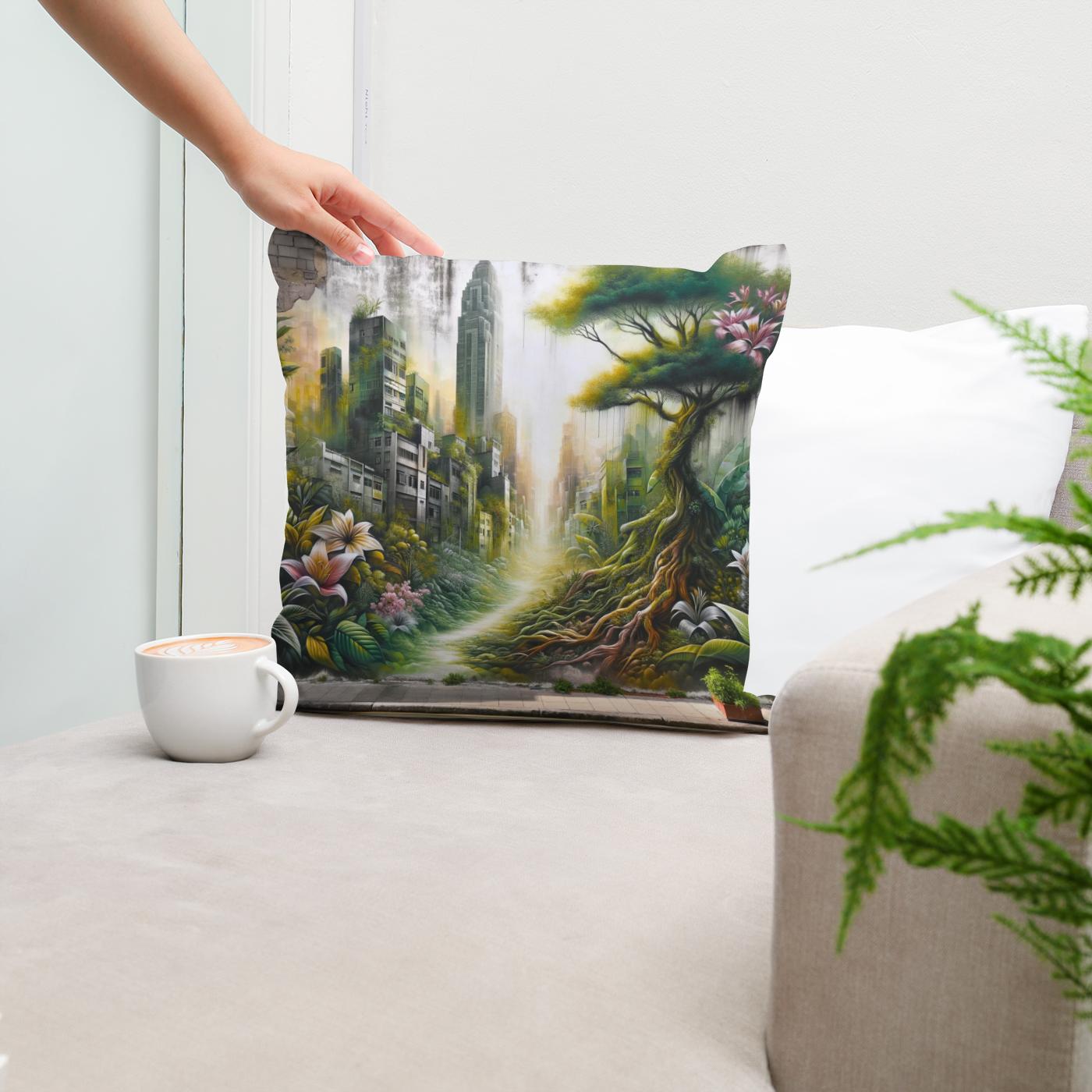 Urban Flora Cotton Cushion