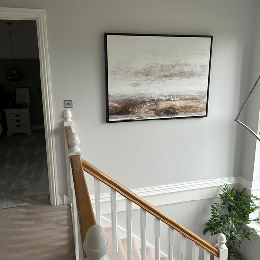 Echoes Landscape Framed Printed Canvas