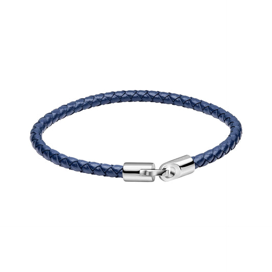 Fred Bennett Braided Leather and Hook Clasp Bracelet