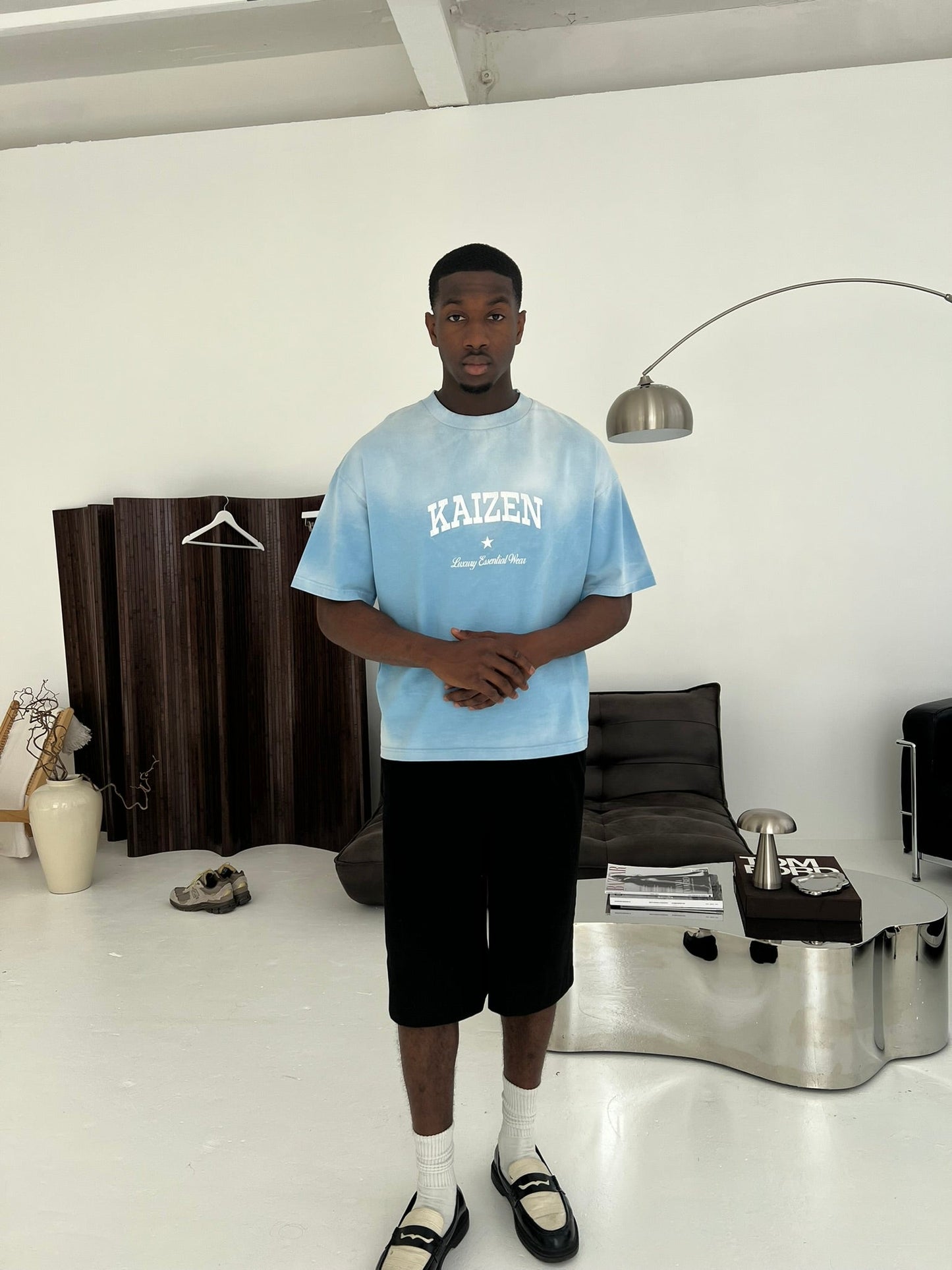 SUNFADED TEE BLUE