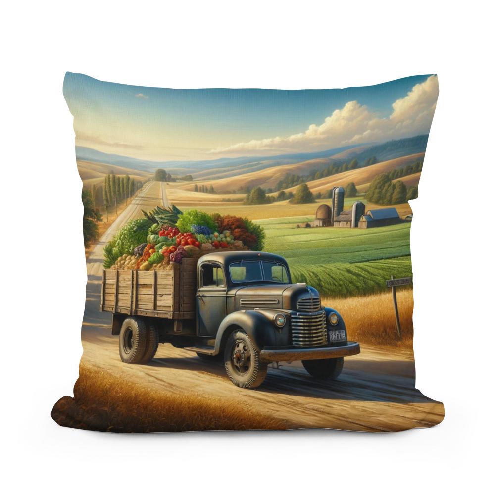 Harvest Road Journey Cotton Cushion