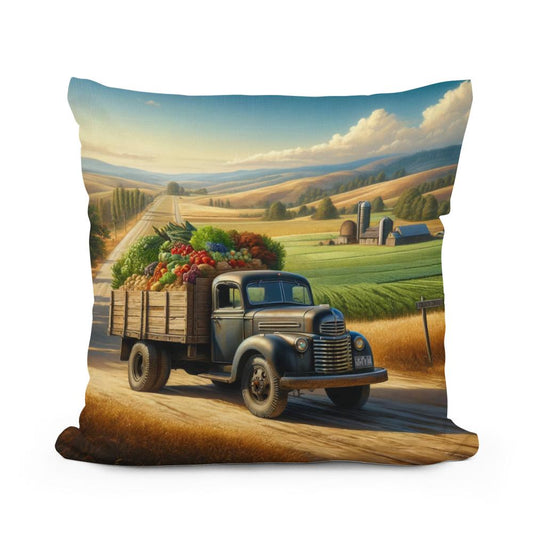 Harvest Road Journey Cotton Cushion